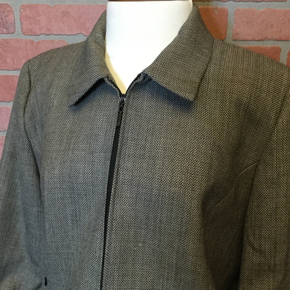 Pendleton Women’s Black Grey Blazer Jacket Size 1… - image 2